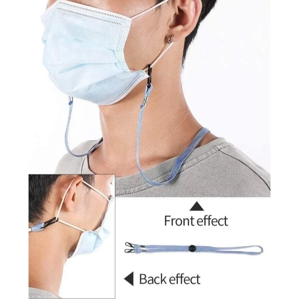 20 Adjustable Face Mask Holder Lanyards Around Neck‎ Count for Men, Women & Kids